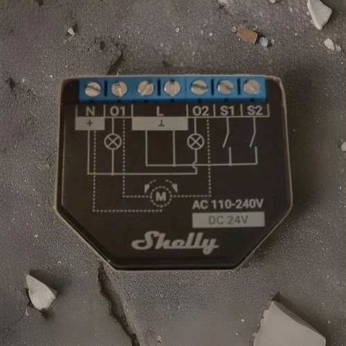 Shelly Plus 2PM 2-Kanal WLAN-Funkschalter mit Strommesssensor 