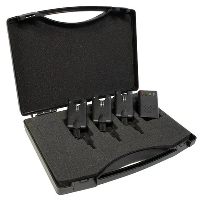 BAT Elektronisches Funk Bissanzeiger Set 3+1 Flathead XS Beißmelder Karpfenangel - Bild 1 von 4