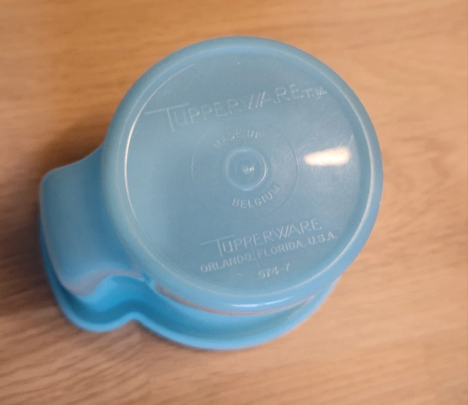 Tupperware Vintage Milchkännchen pastell blau 350 ml - Bild 4 von 4