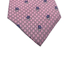 Paul Fredrick Tie Mens One Size Pink Floral 100 Silk Necktie Classic Boxed USA