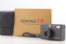 [Unused in Box] Contax T3 Black Single 35mm Point & Shoot Film Camera From JAPAN
