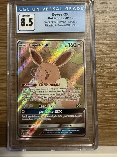 Eevee GX SM233 Sm Holo CGC 8.5