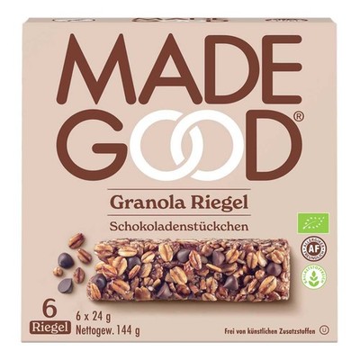Granola Riegel - Schokoladenstückchen 144g | MADEGOOD