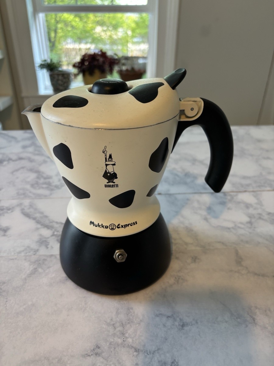Bialetti Mukka Express 2 cups Cappuccino Maker made In Italy