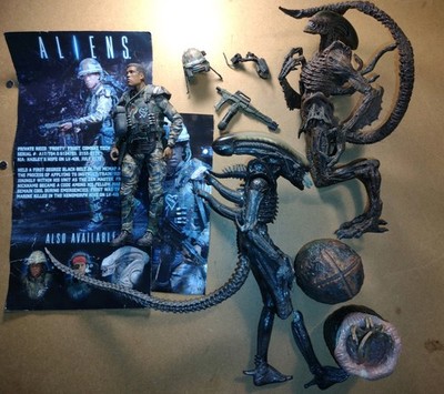 NECA Aliens Private Ricco Frost Action Figure Loose Lot Eggs facehugger
