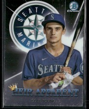 Cole Young 2022 Bowman Draft #HA-17 Heir Apparent Seattle Mariners