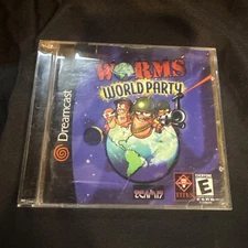Worms World Party Sega Dreamcast CIB Complete CLEAN DISK W Registration Card
