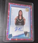 2025 WNBA Donruss 🔥Kaitlyn Chen 🔥Rated Rookie Pink Laser Auto /25 RC Card #90
