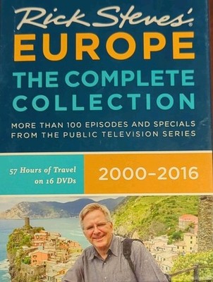 Rick Steves' Europe: The Complete Collection 16 DVD Boxed Set 57 Hours VG fr/shp