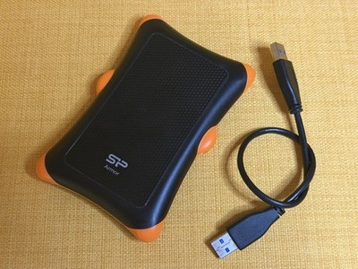 Silicon Power 1TB External HD, USB 3.0 Shockproof Armor A30