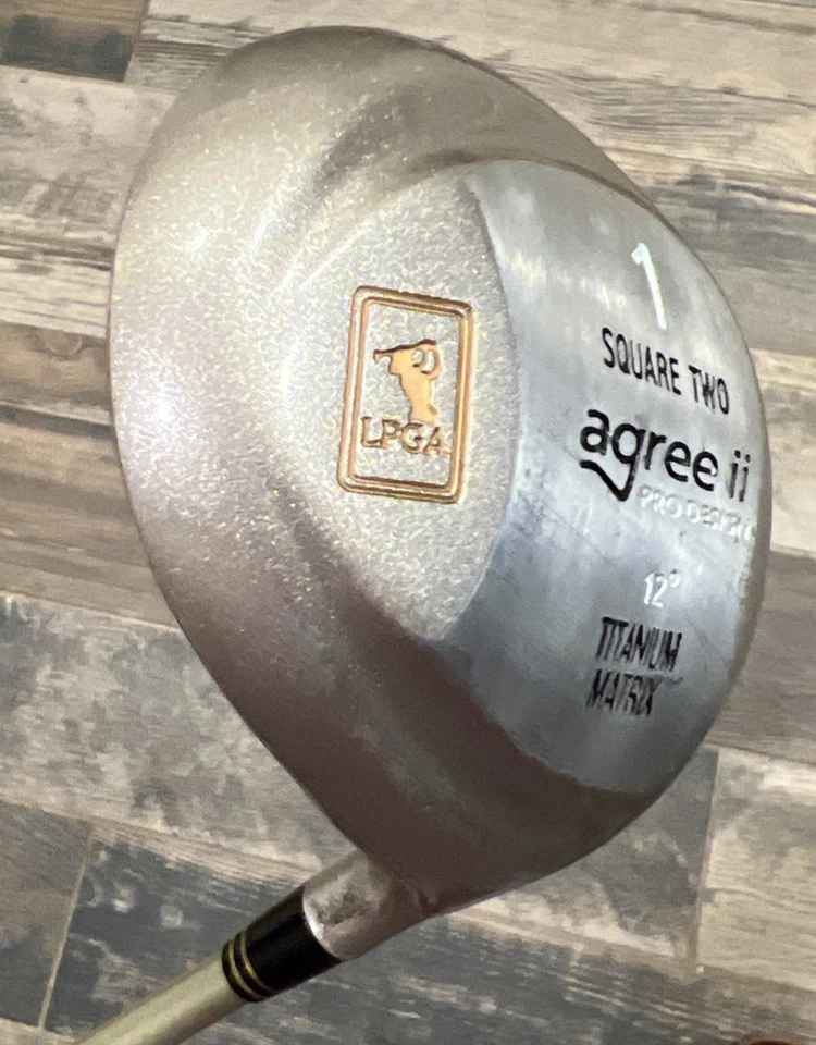 SQUARE TWO AGREE II LPGA 12* Driver TITANIUM Matrix Graphite Shaft Lady Petite - Image 2 of 4