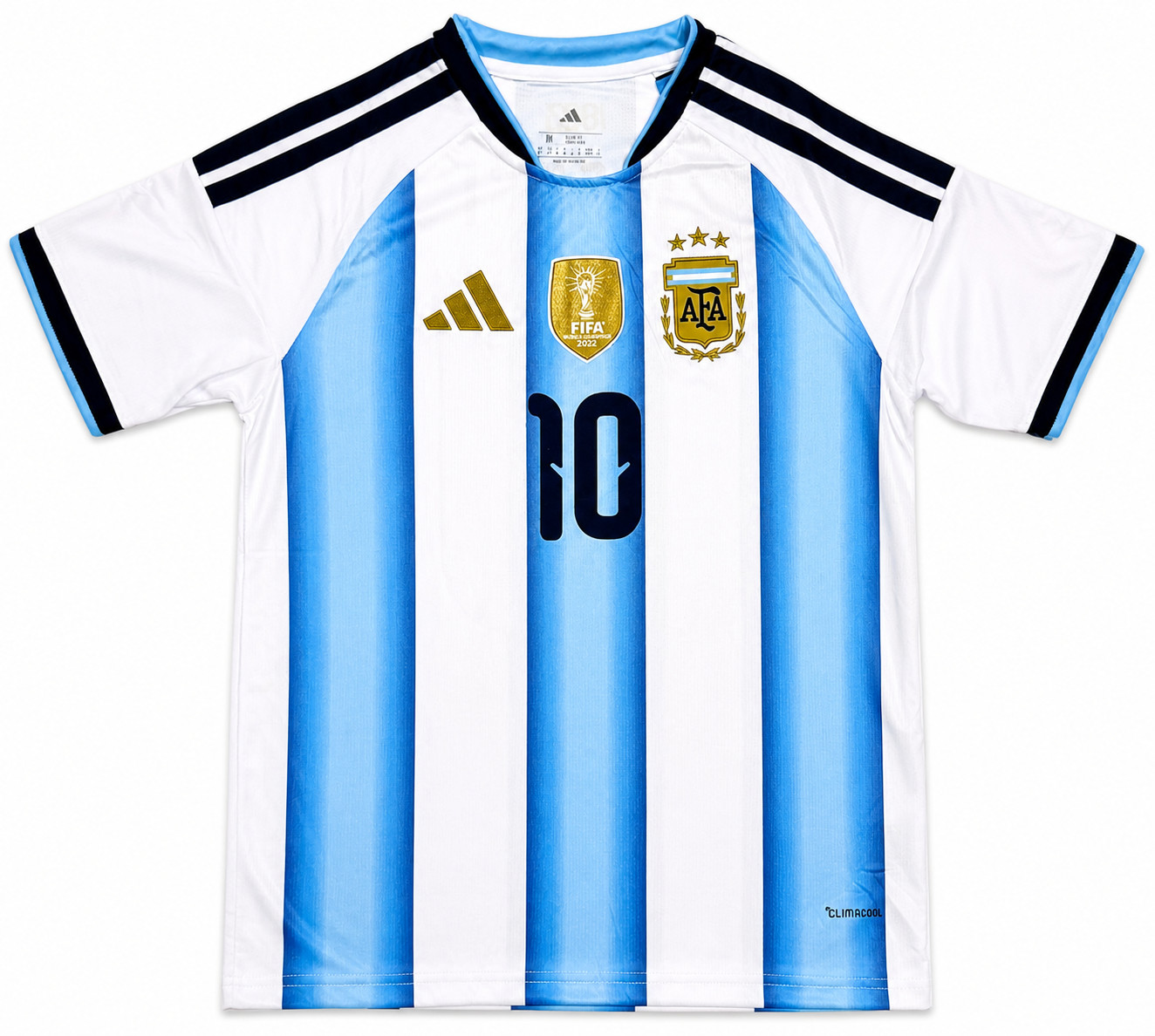 Argentina MESSI #10 World Cup 2026 Adidas Men's M Size Jersey, BLUE/WHITE