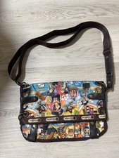 Lesportsac x Tokidoki Corriere Pirates Messenger Bag Rainbow Zipper