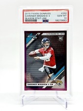 2019 Panini Donruss GARDNER MINSHEW II #292 Season Stat Line Rookie /500 PSA 10