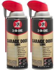 3-IN-ONE Professional Garage Door Lubricant with Smart Straw Sprays