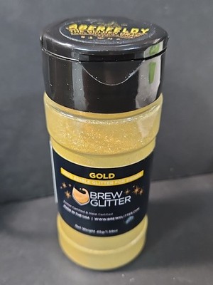 Gold Brew Glitter 45g Shaker EDIBLE GLITTER, SAFE TO EAT GLITTER, GLITTER DRINKS