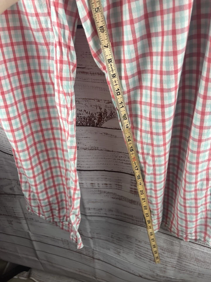 Faded Glory Womens Sleepwear Pants XL 16/18 Multicolor Plaid Bottoms Drawstring - Image 3 of 4