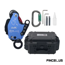 Z3-FIRE Blue Ascent Descent Device w/ Universal Joint & Box for 30kg-285kg Load