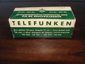 ~Vintage TELEFUNKEN Spindle 38 KU (38mm) for TW 560 561 570 571 Record Changers