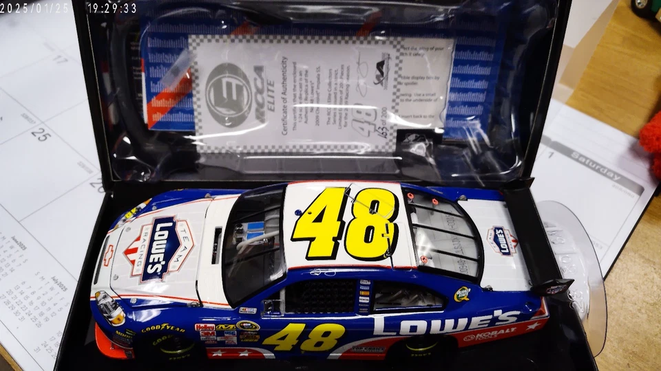 New Jimmie Johnson #48 Lowe's Memorial Day 2009 Impala SS Elite 163 of 200 1:24 - Image 2 of 4