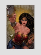 Wonder Woman #27 Justice League Premium Giclee Print - DC Comics Wall Art