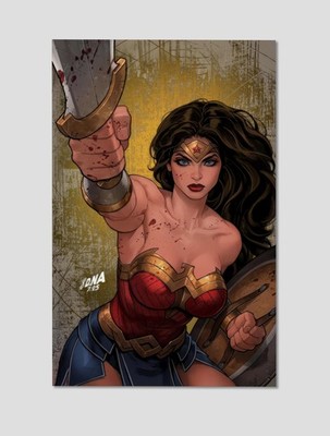 Wonder Woman #27 Justice League Premium Giclee Print - DC Comics Wall Art