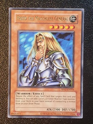 Yugioh RP02-EN054 Freed the Matchless General Rare MINT