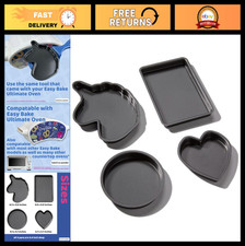 Kids Baking Set for Easy Bake Oven  4-Piece Nonstick Oven Pan Set  Safe  Fun