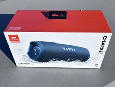 JBL Charge 5 Portable Waterproof Wireless BT Speaker -Blue   BRAND NEW SEALED  