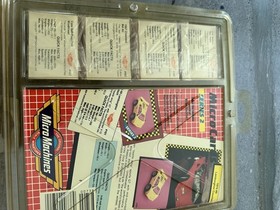 8 Vintage 1989 Galoob Micro Machines Micro Cards and book Series 1 + 2 New