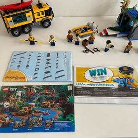 LEGO City: Jungle LOT: Mobile Lab 60160 Starter Set 60157 no manual read