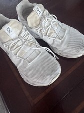 On Men s White Low Top Lace-Up Athletic Sneak...