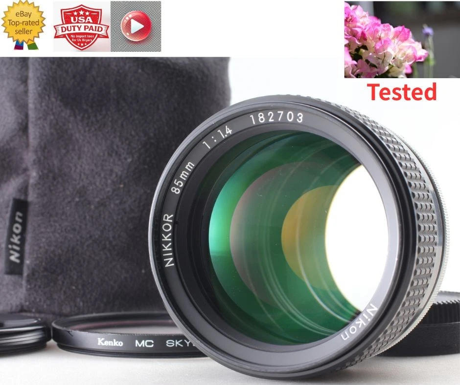 Nikon AI-S 85mm f/1.4 Camera Lenses for sale - eBay