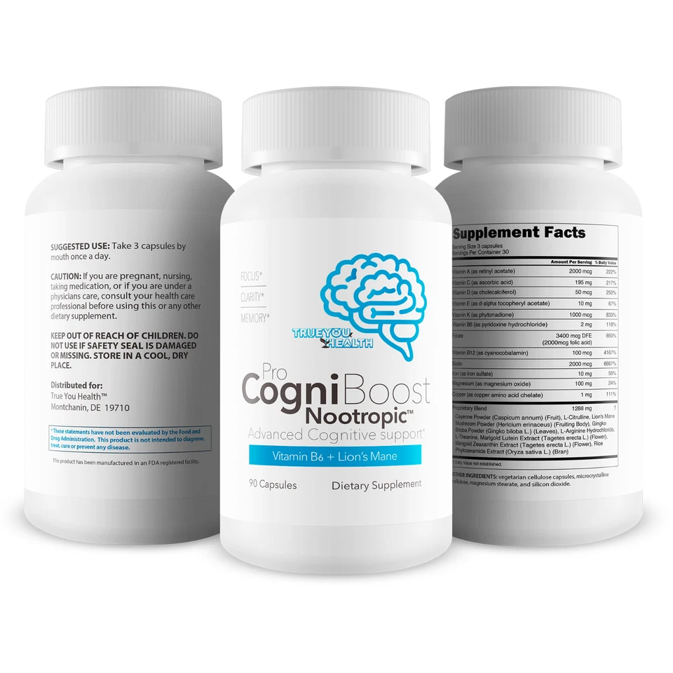 Pro Cogni Boost 脑部补充剂 - 顶级记忆和清晰度混合 - Pro Cogni Boost — 第 4/4 张图片