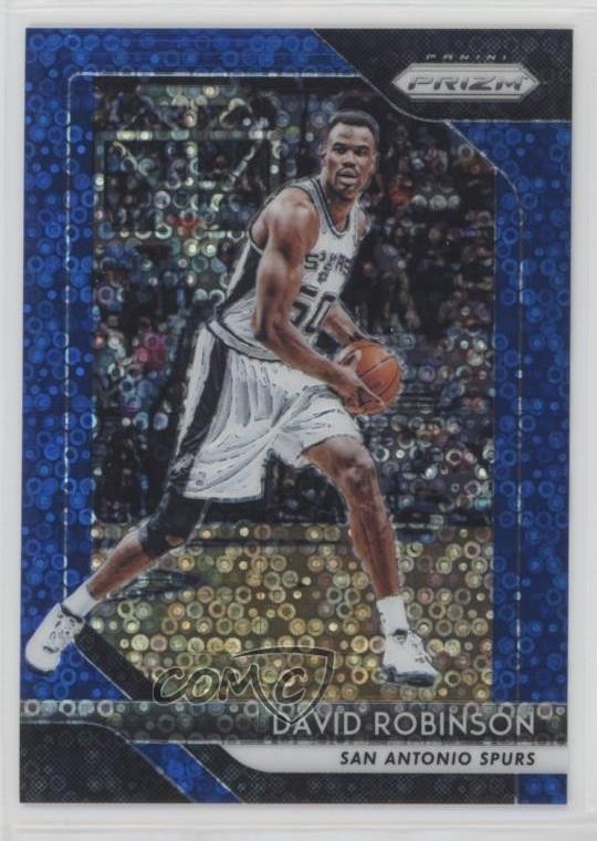 2018-19 Panini Prizm Fast Break Blue Prizm 45/175 David Robinson #195 HOF 14dh