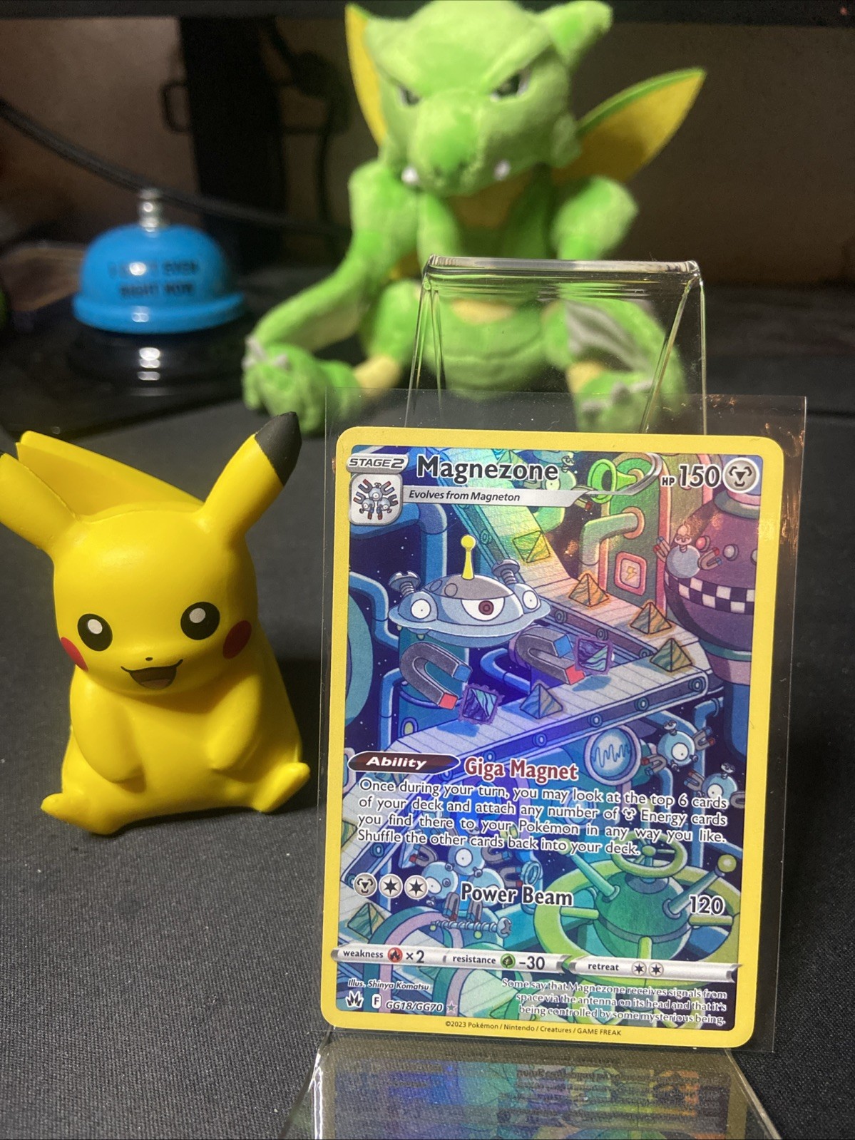 Pokémon TCG Magnezone Crown Zenith Galarian Gallery Holo Card GG18/GG70 NM