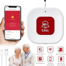 Call Button SOS Button Emergency Call Button Smart WiFi Wireless for Elderly