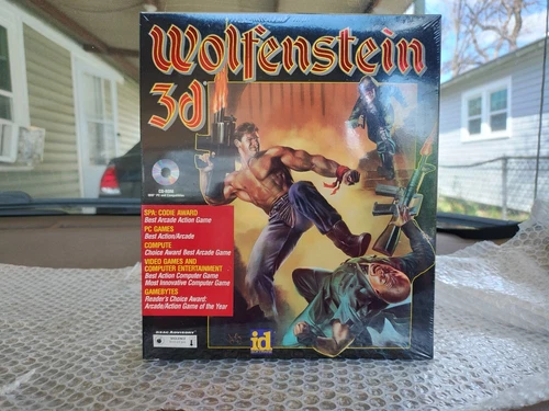 Wolfenstein 3D - Black Box - 1995 PC Big Box CD-ROM  Variant - Brand New Sealed