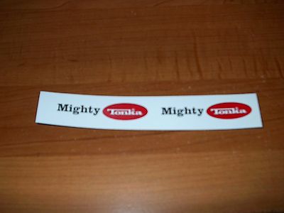 MIGHTY TONKA WITH THE RED LOGO Vinyl Peel and Stick