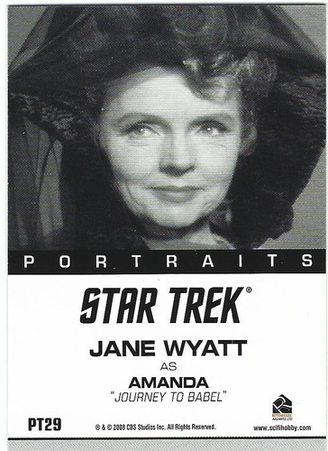 Star Trek TOS The Original Series 40th Anniversary Series 2 - PT29 Wyatt Amanda - Picture 2 of 2
