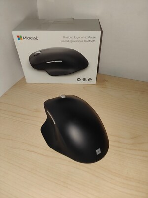 Microsoft Bluetooth Ergonomic Mouse schwarz kabellos kabellos Maus mit OVP #48