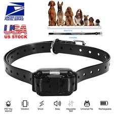 Waterproof Dog Shock Collar Rechargeable With Remote for 875 Yard Pet Training