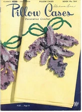  Vintage Pillow Cases Decorative Crochet Patterns - 1950