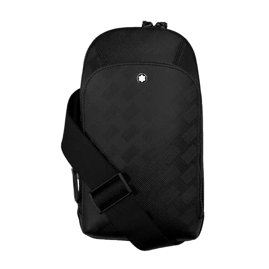 Luxury Editorial Shop Montblanc Extreme Men's Sling Bag 129971 Black