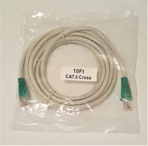 10 Foot CAT 6 RJ45 Cross Over Cable