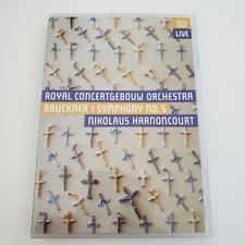 Bruckner Symphony No. 5, Dir. Nikolaus Harnoncourt (DVD) MINT Disc, TESTED
