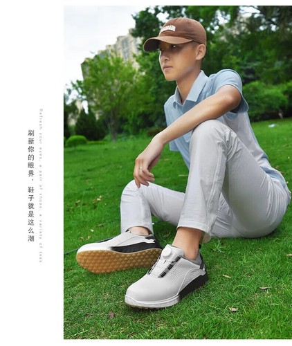 Zapatos de golf impermeables para hombre cómodos zapatillas de golf antideslizantes zapatos para caminar - Imagen 20 de 25