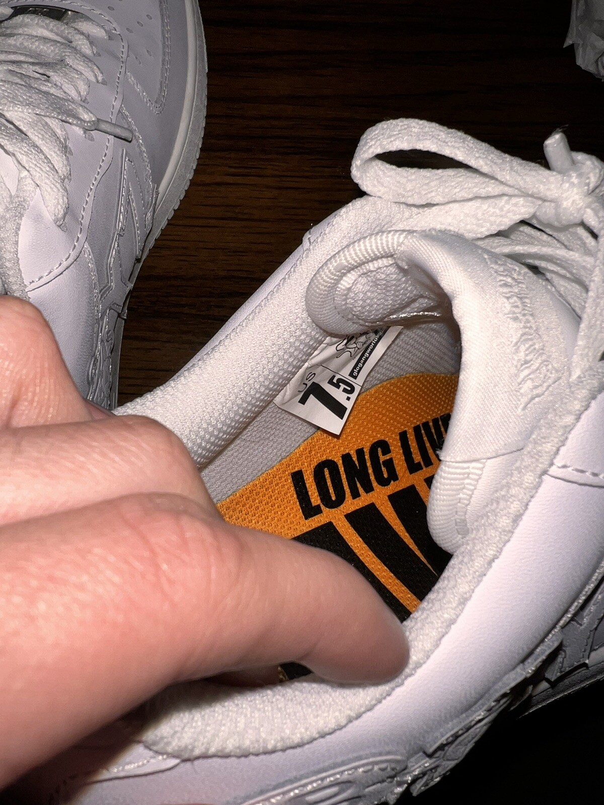 glo gang air force ones