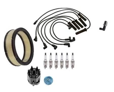 89-92 S10 2.8L V6 Pick Up Ignition Spark Plug Wires Air Filter Plugs PCV 11Pc Kt