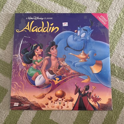 WALT DISNEY'S ALADDIN LASERDISC - LIKE NEW | eBay